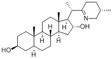 CAS#: 36297-66-2, (3S,5S,8R,9S,10S,13S,14S,16R)-10,13-Dimethyl-17-[(1S)-1-[(5S)-5-Methyl-3,4,5,6-Tetrahydropyridin-2-Yl]Ethyl]-2,3,4,5,6,7,8,9,11,12,14,15,16,17-Tetradecahydro-1H-Cyclopenta[a]Phenanthrene-3,16-Diol