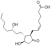 CAS 登录号：363-22-4， (Z)-7-[(1R,2R,3R)-3-羟基-2-[(3S)-3-羟基辛基]-5-氧代环戊基]庚-5-烯酸