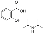 CAS 登录号：36364-50-8， 2-羟基苯甲酸;N-丙-2-基丙-2-胺