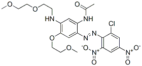 CAS#: 36379-03-0, N-[2-[2-(2-Chloro-4,6-Dinitrophenyl)Diazenyl]-4-(2-Methoxyethoxy)-5-[[2-(2-Methoxyethoxy)Ethyl]Amino]Phenyl]-Acetamide