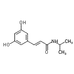 CAS#: 364327-03-7, (2E)-3-(3,5-Dihydroxyphenyl)-N-Isopropylacrylamide