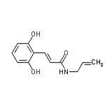 CAS 登录号：364327-63-9， (2E)-N-烯丙基-3-(2,6-二羟基苯基)丙烯酰胺