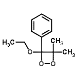 CAS 登录号：364329-46-4， 3-乙氧基-4,4-二甲基-3-苯基-1,2-二氧杂环丁烷