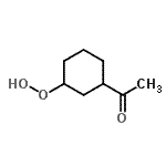 CAS#: 364594-08-1, 1-(3-Hydroperoxycyclohexyl)Ethanone