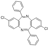 CAS#: 3646-61-5, 2,8-Dichloro-6,12-diphenyl-dibenzo(b,f)(1,5)diazocine