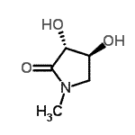 CAS 登录号：364752-95-4， (3R,4S)-3,4-二羟基-1-甲基-2-吡咯烷酮