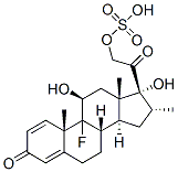 CAS#: 36493-04-6, [2-[(8S,10S,11S,13S,14S,16R,17R)-9-Fluoro-11,17-Dihydroxy-10,13,16-Trimethyl-3-Oxo-6,7,8,11,12,14,15,16-Octahydrocyclopenta[a]Phenanthren-17-Yl]-2-Oxoethyl] Hydrogen Sulfate