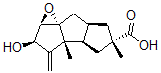 CAS#: 3650-17-7, (1aR-(1aalpha,2beta,3abeta,3balpha,5alpha,6aalpha,7aS*))-Decahydro-2-hydroxy-3a,5-dimethyl-3-methylene-Cyclopenta(4,5)pentaleno(1,6a-b)oxirene-5-carboxylic acid