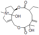 CAS#: 36506-81-7, (12xi)-13,19-Didehydro-15,20-dihydro-8,12-dihydroxy-4-methyl-11,16-dioxosenecionan-4-ium