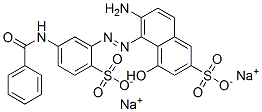 CAS 登录号：36525-74-3， 二钠(7E)-6-氨基-7-[[5-(苯甲酰基氨基)-2-磺酸苯基]亚肼基]-8-氧代萘-2-磺酸亚
