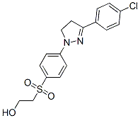CAS#: 3656-22-2, 2-[4-[3-(4-Chlorophenyl)-4,5-Dihydropyrazol-1-Yl]Phenyl]Sulfonylethanol