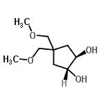 CAS#: 365997-06-4, (1R,2R)-4,4-Bis(Methoxymethyl)Cyclopentane-1,2-Diol