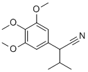 CAS#: 36622-33-0, 3,4,5-Trimethoxy-alpha-(1-Methylethyl)Phenylacetonitrile