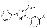 CAS 登录号：36640-43-4， 3-(3-氯-苯基)-1-苯基-1H-吡唑-4-甲醛