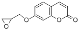 CAS 登录号：36651-62-4， 7-(环氧乙烷-2-基甲氧基)苯并吡喃-2-酮