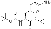 CAS 登录号：367258-86-4， 4-氨基-N-{[(2-甲基-2-丙基)氧基]羰基}-L-苯丙氨酸叔丁酯