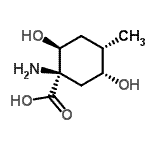 CAS#: 367507-94-6, (1R,2S,4S,5R)-1-Amino-2,5-Dihydroxy-4-Methylcyclohexanecarboxylic Acid