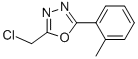 CAS#: 36770-20-4, 2-(Chloromethyl)-5-(2-Methylphenyl)-1,3,4-Oxadiazole