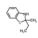 CAS#: 36777-92-1, 2-Ethyl-2-Methyl-2,3-Dihydro-1,3-Benzothiazole