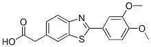 CAS 登录号：36782-53-3， 2-[2-(3,4-二甲氧基苯基)-1,3-苯并噻唑-6-基]乙酸