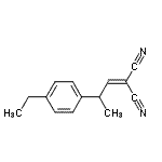 CAS 登录号：367912-36-5， [2-(4-乙基苯基)亚丙基]丙二腈