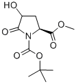 CAS 登录号：367966-41-4， (2S,4R)-4-羟基-5-氧代-1,2-吡咯烷二羧酸 1-叔丁基 2-甲基酯