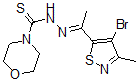 CAS#: 3683-90-7, N-[1-(4-Bromo-3-Methyl-1,2-Thiazol-5-Yl)Ethylideneamino]Morpholine-4-Carbothioamide