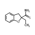 CAS#: 368423-55-6, 2-Ethyl-2,3-Dihydro-1-Benzofuran-2-Carbothioamide