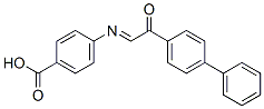 CAS#: 3686-70-2, 4-[[2-Oxo-2-(4-Phenylphenyl)Ethylidene]Amino]Benzoic Acid