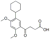CAS 登录号：36879-87-5， 4-(5-环己基-2,4-二甲氧基苯基)-4-氧代丁酸