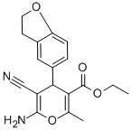 CAS#: 368870-00-2, Ethyl 6-Amino-5-Cyano-4-(2,3-Dihydro-1-Benzofuran-5-Yl)-2-Methyl-4H-Pyran-3-Carboxylate