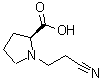 CAS 登录号：36901-98-1， 1-(2-氰基乙基)-L-脯氨酸