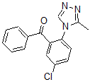 CAS 登录号：36916-19-5， 5-氯-2-(3-甲基-4H-1,2,4-三唑-4-基)二苯甲酮