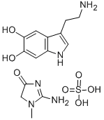 CAS 登录号：36928-25-3， 5,6-二羟基色胺肌酸酐硫酸盐