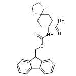CAS#: 369403-24-7, 8-{[(9H-Fluoren-9-Ylmethoxy)Carbonyl]Amino}-1,4-Dioxaspiro[4.5]Decane-8-Carboxylic Acid