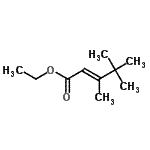 CAS 登录号：36976-64-4， 乙基(2E)-3,4,4-三甲基-2-戊烯酸酯