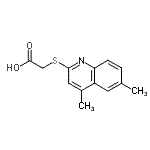 CAS#: 370848-09-2, [(4,6-Dimethyl-2-Quinolinyl)Sulfanyl]Acetic Acid
