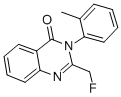 CAS 登录号：37107-06-5， 2-(氟甲基)-3-(2-甲基苯基)喹唑啉-4-酮