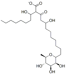 CAS#: 37134-61-5, 3-[3-[(2R,3R,4R,5R,6S)-3,4,5-Trihydroxy-6-Methyloxan-2-Yl]Oxydecanoyloxy]Decanoic Acid