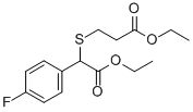 CAS 登录号：37136-51-9， 3-(2-乙氧基-1-(4-氟苯基)-2-氧代乙硫基)丙酸乙酯