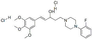CAS 登录号：37151-52-3， (E)-5-[4-(2-氟苯基)哌嗪-1-基]-1-(3,4,5-三甲氧基苯基)戊-1-烯-3-醇二盐酸盐