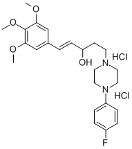 CAS 登录号：37151-53-4， (E)-5-[4-(4-氟苯基)哌嗪-1-基]-1-(3,4,5-三甲氧基苯基)戊-1-烯-3-醇二盐酸盐