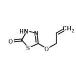 CAS 登录号：37158-86-4， 5-(烯丙氧基)-1,3,4-噻二唑-2(3H)-酮