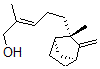 CAS#: 37172-32-0, 2-Methyl-5-[(1S,4R,6R)-6-Methyl-5-Methylidene-6-Bicyclo[2.2.1]Heptanyl]Pent-2-En-1-Ol