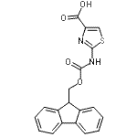 CAS 登录号：371770-31-9， 2-{[(9H-芴-9-基甲氧基)羰基]氨基}-1,3-噻唑-4-羧酸