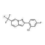 CAS#: 372122-57-1, 2-(2-Chloro-4-Fluorophenyl)-6-(Trifluoromethyl)Pyrazolo[1,5-a]Pyridine