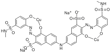 CAS#: 37279-54-2, Disodium [mu-[[7,7'-Iminobis[4-Hydroxy-3-[[2-Hydroxy-5-(N-Methylsulphamoyl)Phenyl]Azo]Naphthalene-2-Sulphonato]](6-)]]Dicuprate(2-)