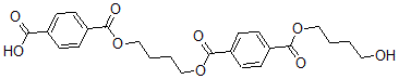 CAS#: 37282-12-5, 4-[4-[4-(4-Hydroxybutoxycarbonyl)Benzoyl]Oxybutoxycarbonyl]Benzoic Acid