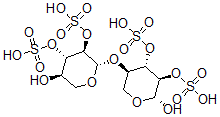 CAS 登录号：37300-21-3， [(2R,3R,4S,5R)-2-羟基-5-[(2S,3R,4S,5R)-5-羟基-3,4-二磺基氧基四氢吡喃-2-基]氧基-3-磺基氧基四氢吡喃-4-基]氢硫酸盐