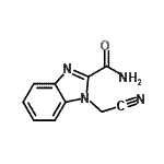 CAS 登录号：373618-97-4， 1-(氰基甲基)-1H-苯并咪唑-2-甲酰胺